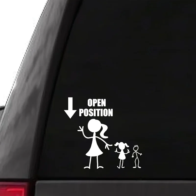 قطعة واحدة من ملصقات الفينيل العائلية الممتعة - متينة مقاومة للماء، ديكور رائع لنوافذ السيارة وأجهزة الكمبيوتر المحمولة والمجلات ومقابض الهاتف