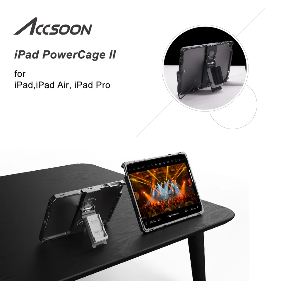 Accsoon Seemo iPad PowerCage Pro II Monitoring Cage for iPad iPad
