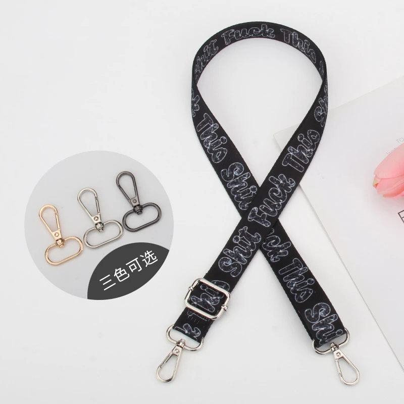 Bag Strap Handbag Belt Wide 2.5CM Shoulder Bag Strap Replacement Strap Accessory Bag Part Adjustable Belt For Bags 140cm