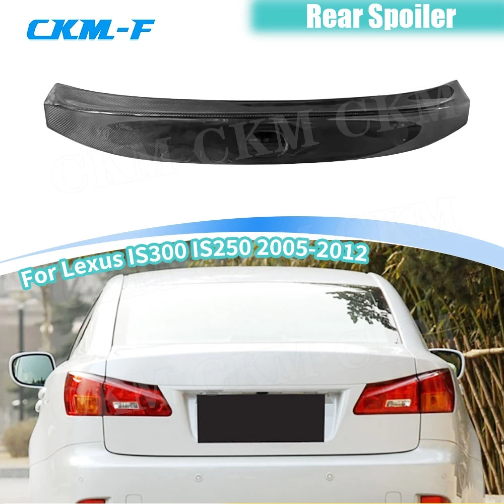 

for Lexus IS300 IS250 2005-2012 Carbon Fiber Rear Trunk Spoiler Rear Spoiler Rear Boot Spoiler Body Kits Car Accessories FRP