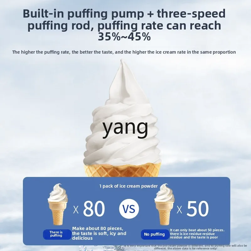 CX commercial petal modeling automatic ice cream machine milk tea shop ice cream machine