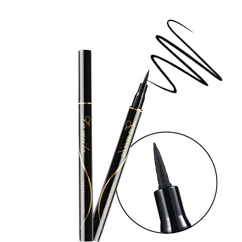 Liquid Waterproof Eyeliner Pencil Long-lasting Sweat-proof Eye Liner Makeup Not Blooming for Big Eyes Soft Eyeliner Makeup TSLM2