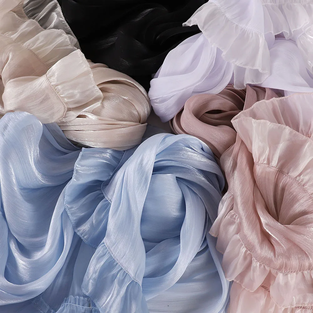 Women Hijab Scarf Premium Chiffon Muslim Hijab Plain Maxi Wrap Musulman Femme Solid Color Shawl Cover Headscarf Turbante Mujer