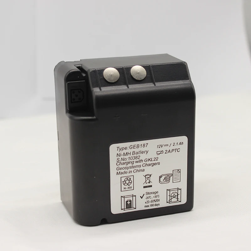 

GEB187 12V 2100mAh NI-MH Battery for Leic Total Station Surveying (Safe and stable, Low-Temp Resistant)
