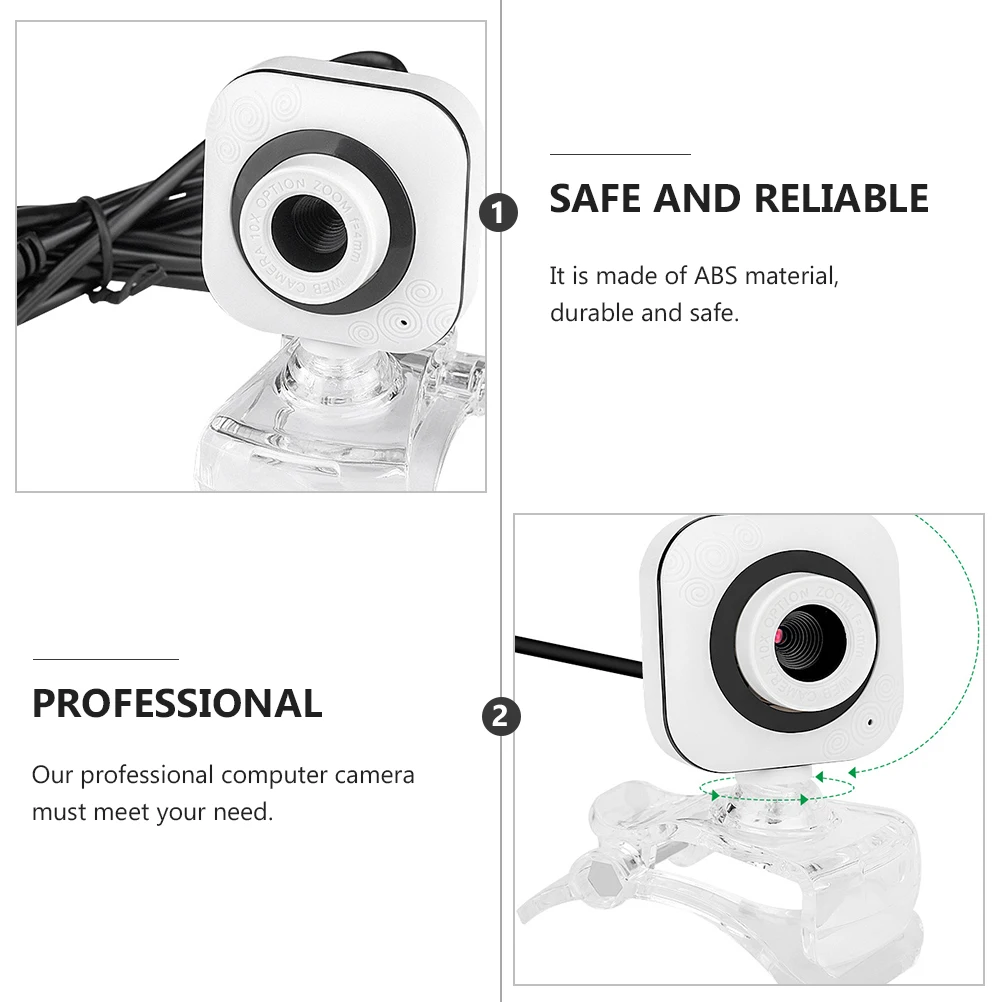 

USB Camera Win Desktop Computer Home Wired Notebook Microphone Product Easy Use