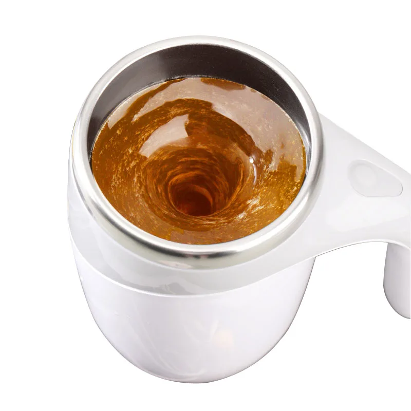 304 Stainless Steel Coffee Milk Mixing Cup 380ml Electric Automatic Self Stirring Magnetic Mug Blender Smart Mixer Need Battery