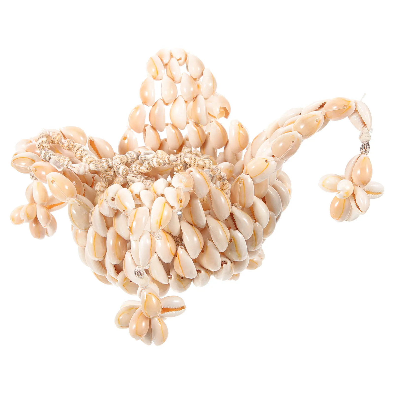 

Seashell Hanging Basket Natural nament Indoor Outdoor Decor Wall Hanging Seashell Basket Ocean Theme Beach Novelty Glass