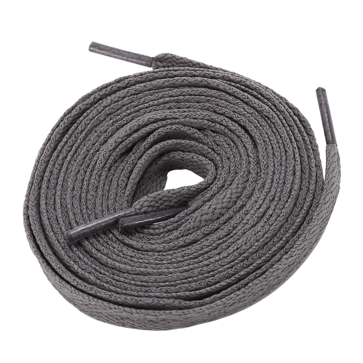 Athletic Sneaker Canvas Shoes Laces Flat Shoelaces String Dark Gray Pair