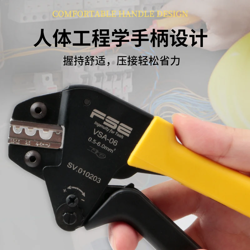 Multi-function of needle-type pre-insulated spring for cold pressing terminal of wire  pliers