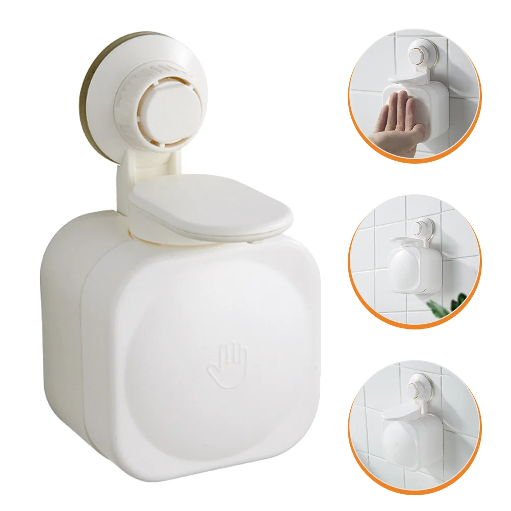 Manual Soap Dispenser Suction Cup Wall No Drill Shampoo Body Wash for Shower Sucker Conditioner Abs Gel Bathroom Dispensers