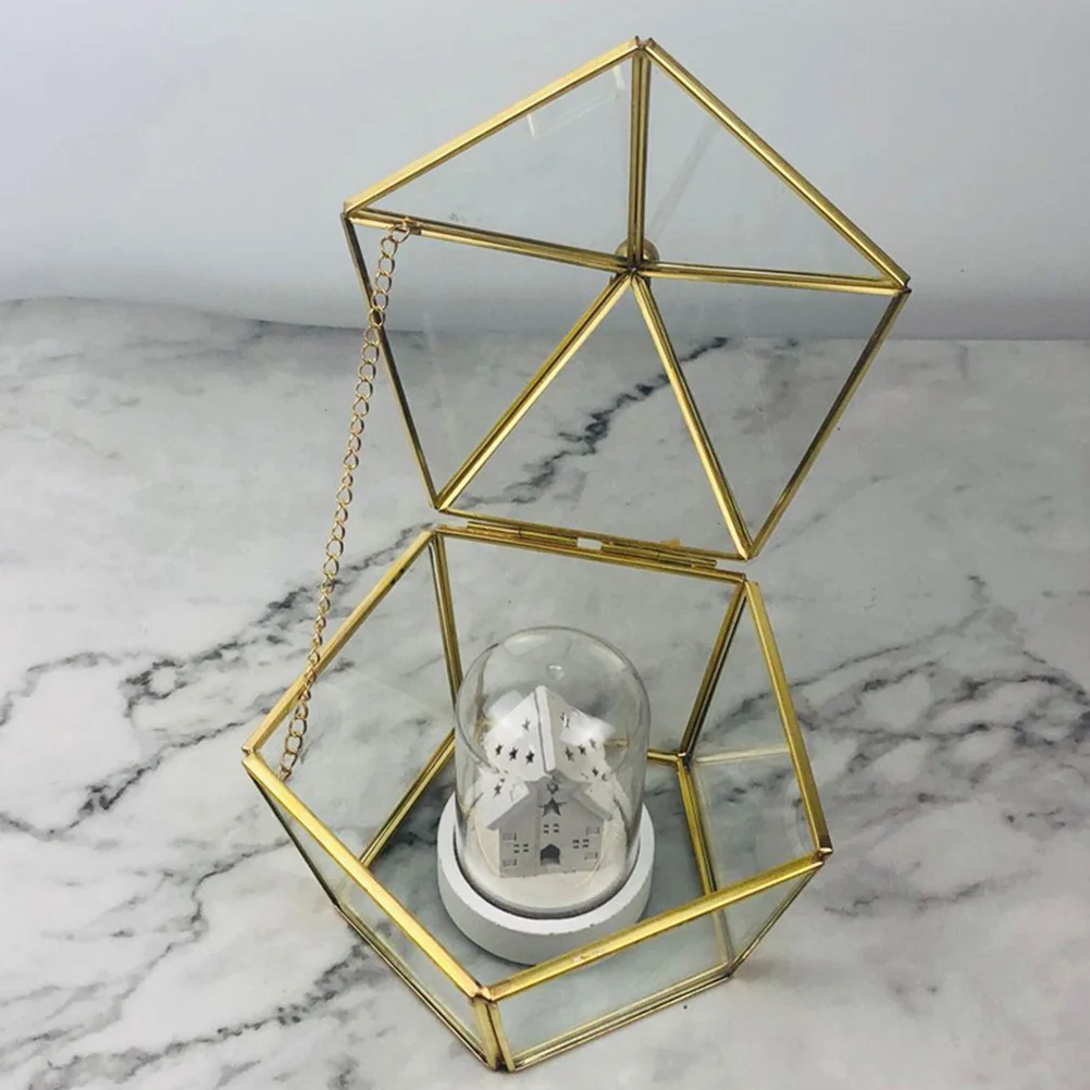 

Geometric Ring Box Unique Design Luxury Jewelry Holder Engagement Wedding Birthday Storage Case Geometric Ring Holder