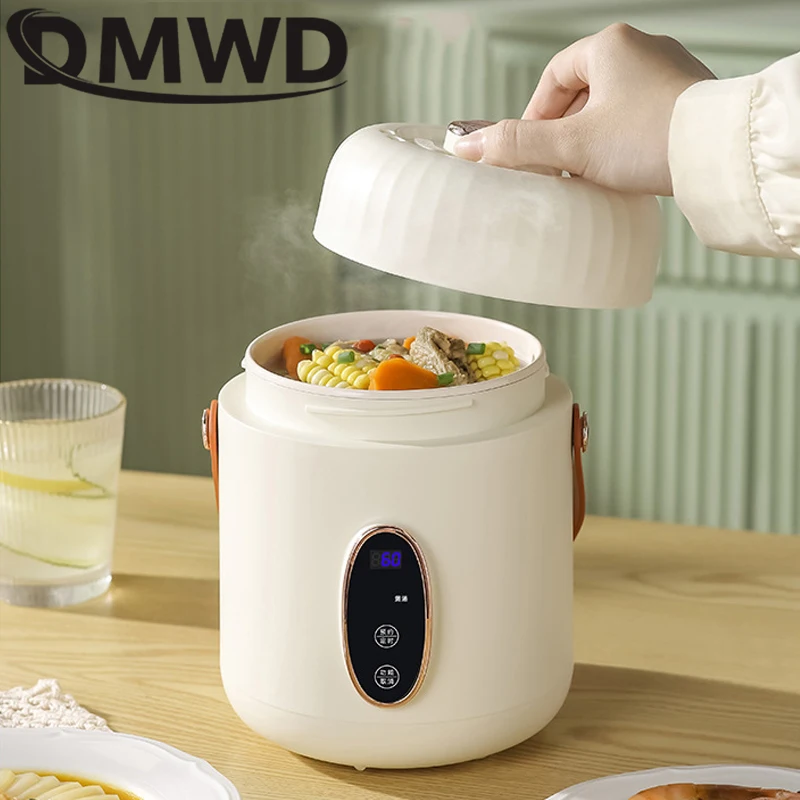 صندوق غداء تسخين كهربائي ، عزل حراري ، مدفئ ، بطانة من الستانلس ستيل ، بينو ، سفر ، حساء ، مسخن وجبات ، حاوية طعام ، أو V