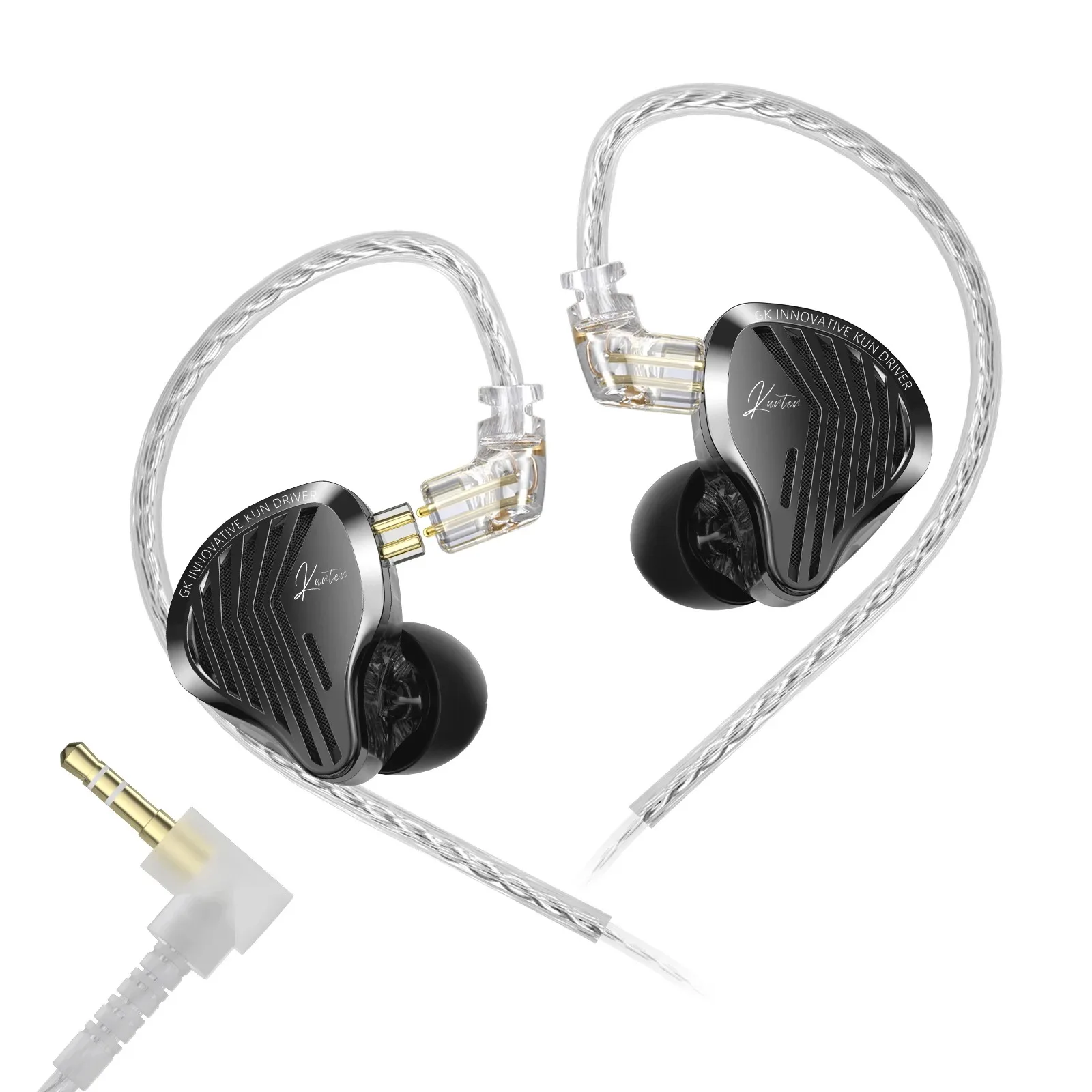 KZ GK Kunten 1DD HiFi IEMs (2-pin, Metal)