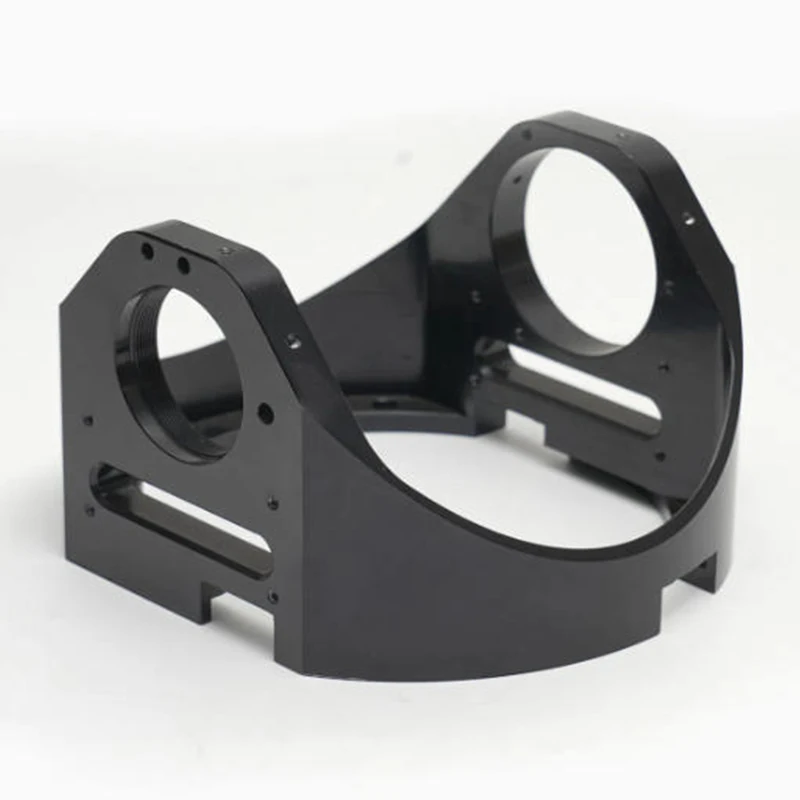 

Metal Milling Turning Service CNC Machining Parts Anodized Black Aluminum Alloy Special-Shaped Bracket