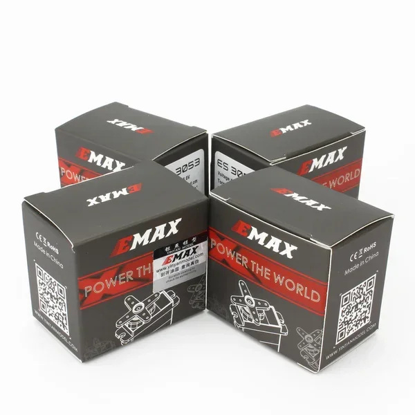 SkyCityFPV EMAX Oficial ES3004 17g 3.5kg 0.13sec 23T Metal Gear Servo Analógico Para Avião RC ES3104 atualização