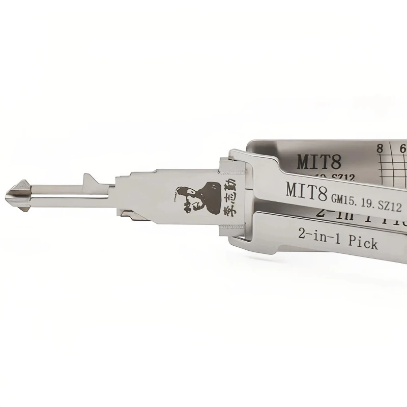 Lishi MIT8 2 in 1 Locksmith Tool Lock Pick & Decoder Flat Milling for Mitsubishi/Daihatsu/Chrysler/Chevrolet models view 4