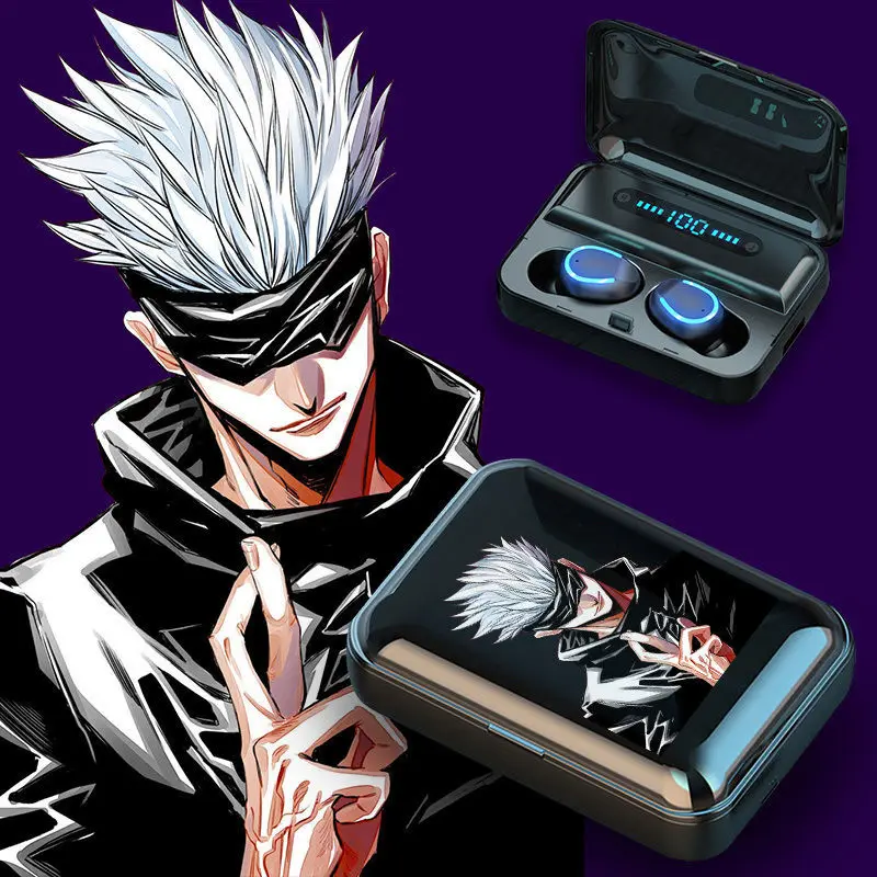 Jujutsu Kaisen Satoru Gojo سماعات رأس لاسلكية ، سماعة رأس للألعاب HiFi ، سماعات أذن للاعبين ، بلوتوث ، جودة عالية ، هدية ، IPX5