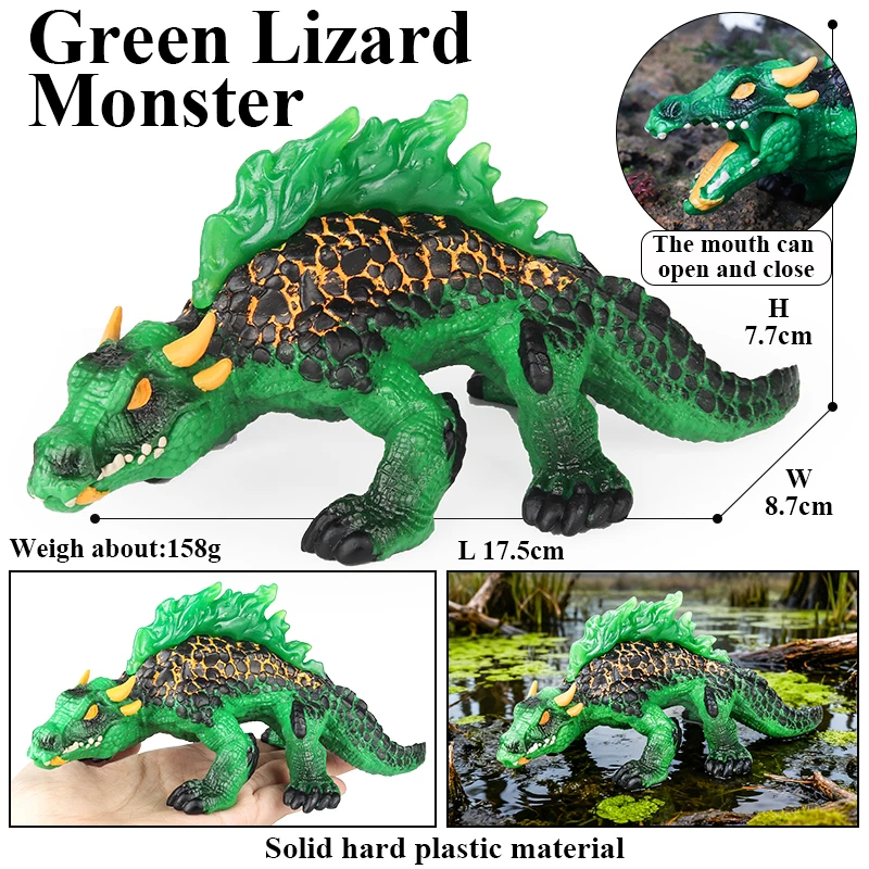 Oenux Simulation Dinosaurier Bayala Drachenbaum Monster Fledermaus Dämon Basilisk Tiermodell Actionfiguren PVC Sammlung Kinderspielzeug Geschenk – Detail 7