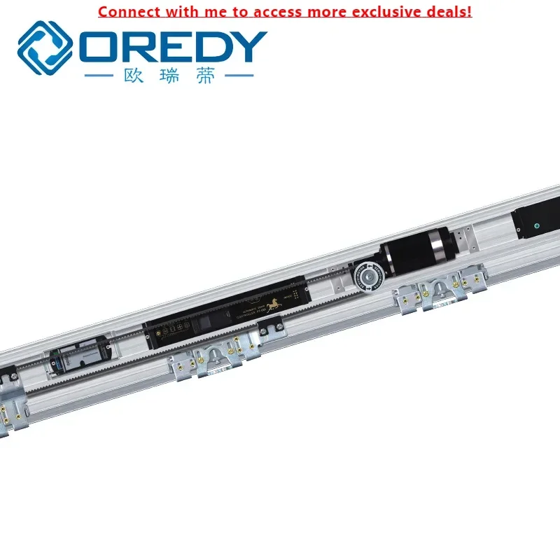 

OREDY Automatic Door Sliding Opener Electric Automatic System Sliding Door Opener Remote Control Sliding Gate Operator 200kg*1