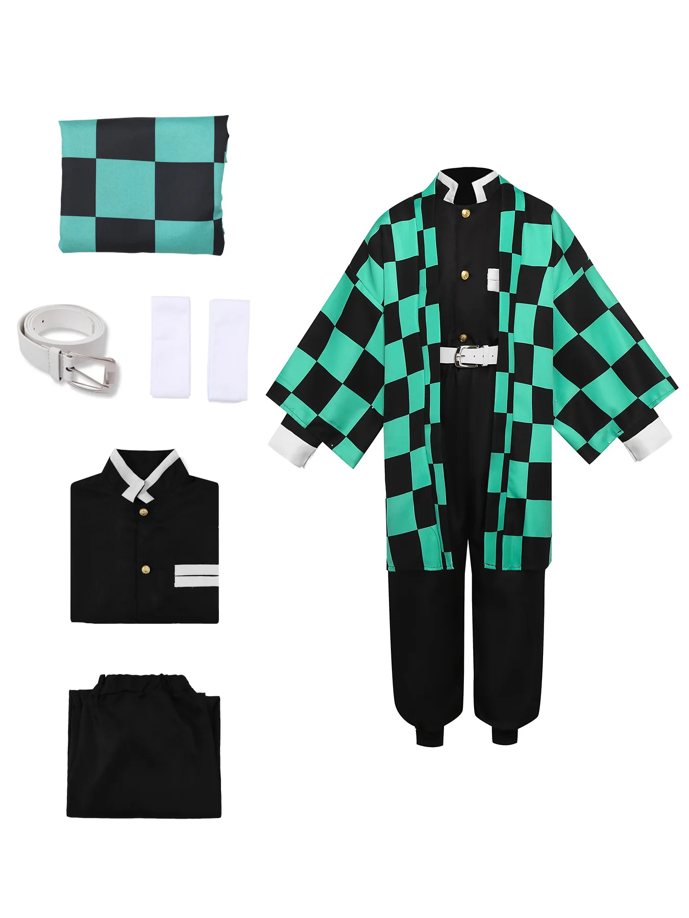 

Anime Tanjiro Kamado cosplay costume Halloween cosplay costume, gifts for children and adults