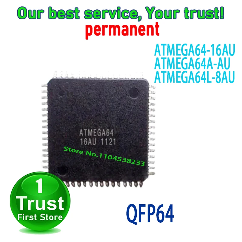 ATMEGA64-16AU ATMEGA64 ATMEGA64A-AU ATMEGA64A ATMEGA64L-8AU ATMEGA64L