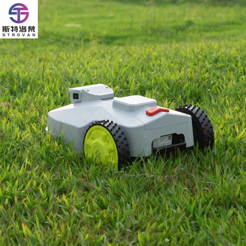 STLF 1.5 Acre فائقة الهدوء ذاتية الشحن APP التحكم جزازات العشب الروبوتية مع خريطة رؤية العين RTK 4 ونظام مضاد للسرقة