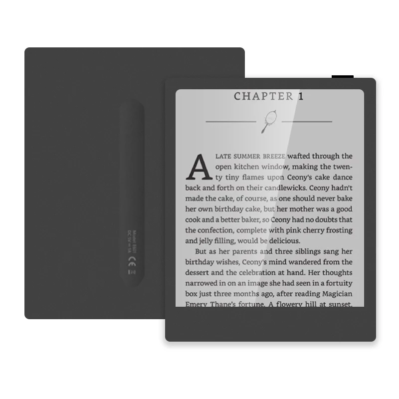 Custom 6 Inch E Ink Black White Color E Book Reader Android Touch Screen E  Paper Like Eye Friendly Reader for Outdoor Reading