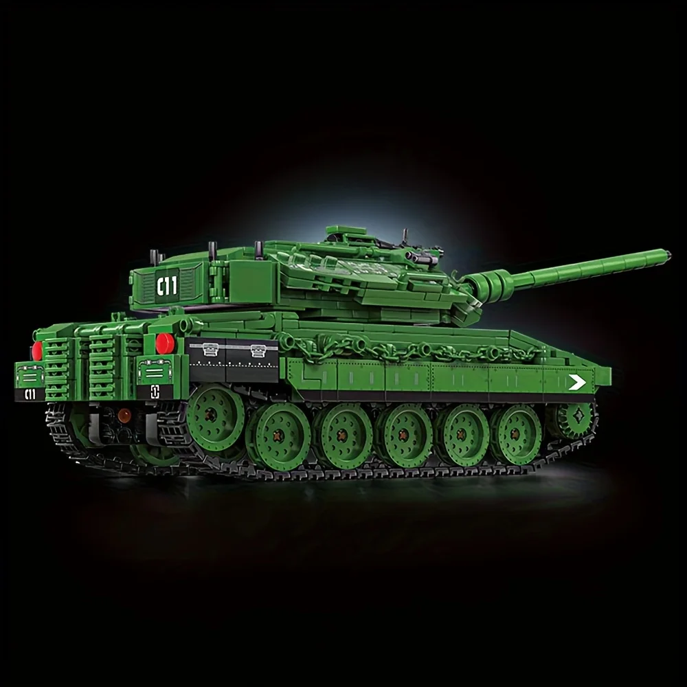 IN Magazzino Technic MOC Militare Building Blocks Set per la battaglia Merkava carro armato principale Mattoni Piano giocattolo Regalo della Seconda Guerra Mondiale 1023PCS