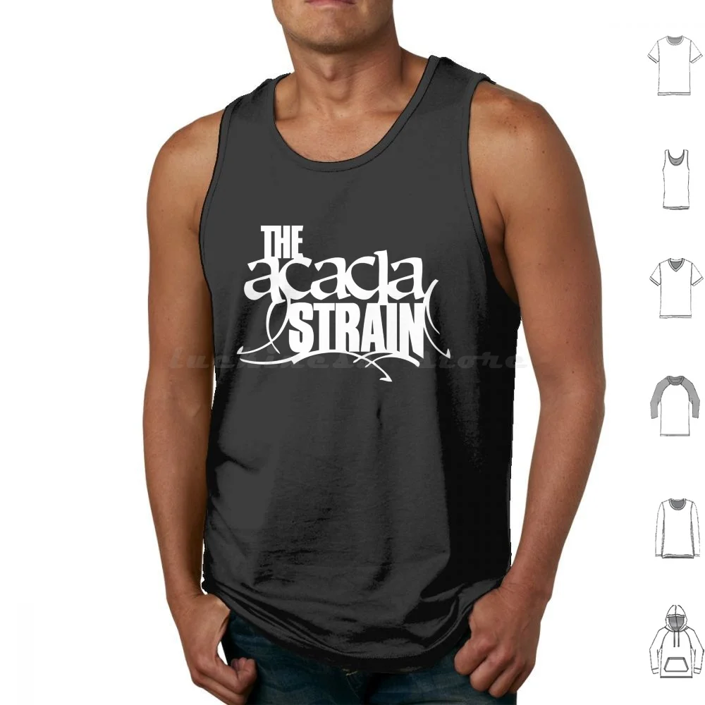 The Acacia Strain 2 Black Tank Tops Print Cotton The Acacia Strain Metalcore Deathcore Hardcore Metal Music Band