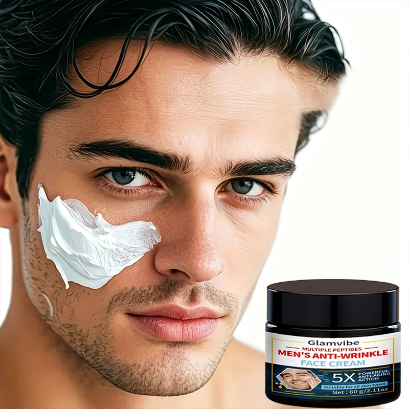 Men's Face Cream Super Moisturizing Skin Brightening Smooths Dark Spot Fades Fine Lines