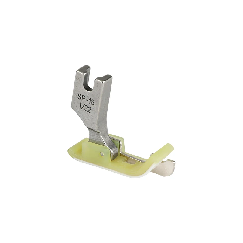 1PCS SP-18 Left and Right Side Stop Plastic Presser Foot Flat Plastic Presser Foot with Knife Open Thread Tangent Presser Foot