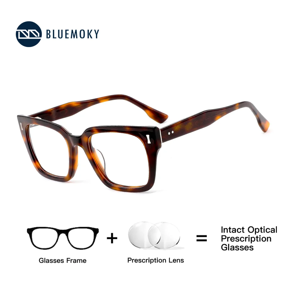 

BLUEMOKY Fashion Acetate Prescription Glasses for Women Butterfly Photochromic Optical Eyeglasses Progressive Eyewear