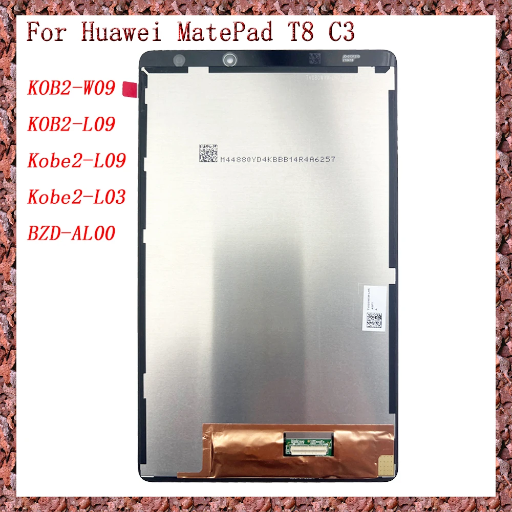 AAA+ For Huawei MatePad T8 C3 8.0 KOB2-W09 KOB2-L09 BZD-AL00 LCD Display Touch Screen Digitizer Assembly