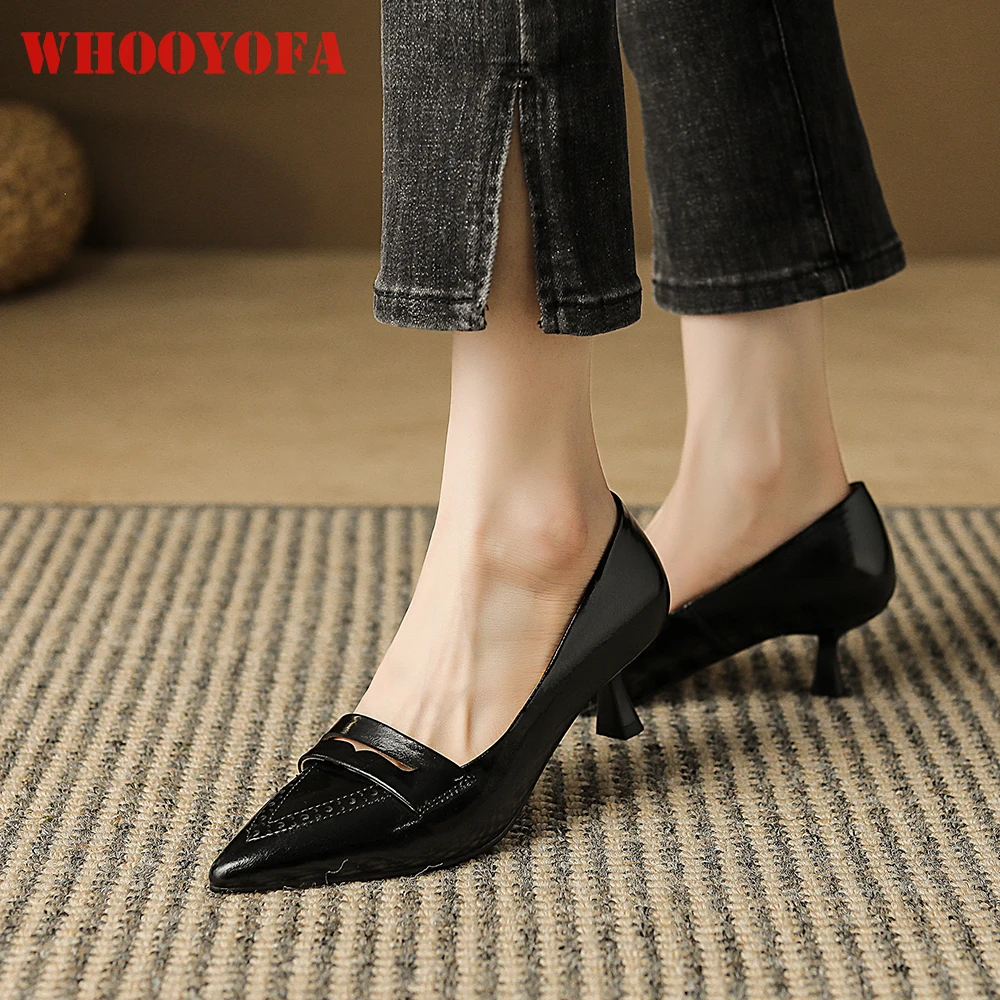 2026 Autumn Women Wedding Pumps Geniune Leather High Thin Heels Wide Fit Lady Nude Shoes Large Small Plus Size 10 31 44 47