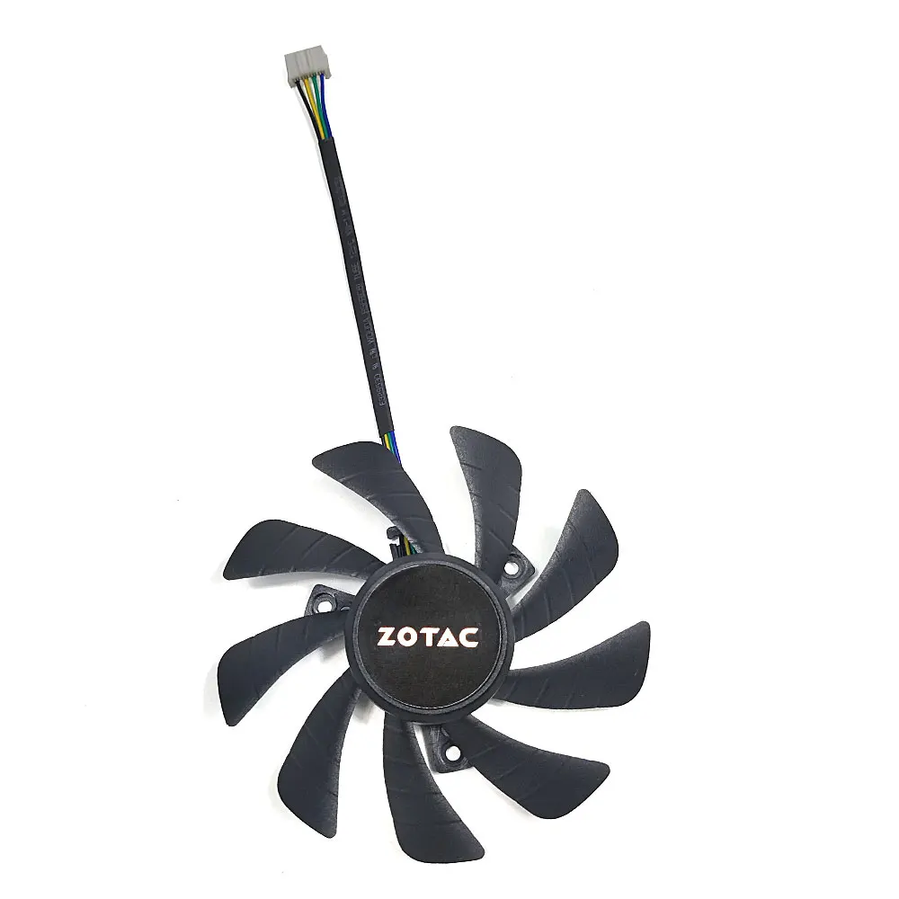 NEW 85MM 4PIN T129215SH GA92S2U GTX 1060 MINI GPU Fan，For ZOTAC GTX 950 960 1060 Mini、P106-90、P106-100 Graphics card cooling fan