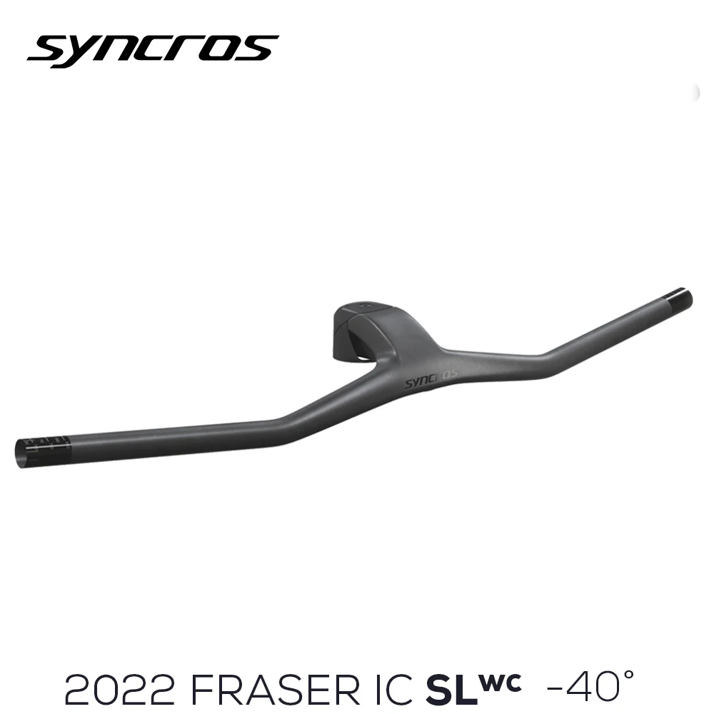 SYNCROS FRASER IC SL WC For Sparks Frame 740MM -40° Full Carbon Fibre Integrated Cockpit MTB Handlebar Titanium screws