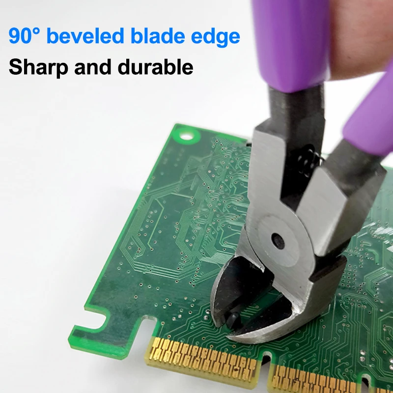 90 Dgree Flush Cutters Bevel Diagonal Cutting Pliers Plastic End Cutter Electronic Parts Cutting Scissors  Side Cutting Nippers