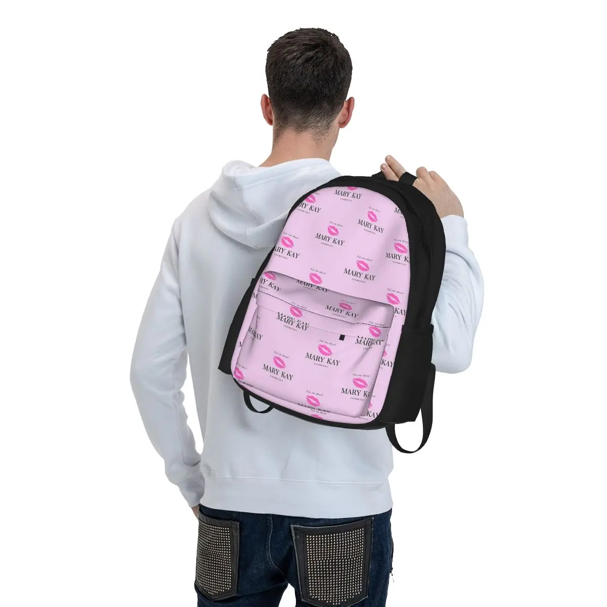 Fragen Sie mich nach Mary Kay Kosmetik Rucksäcke Jungen Mädchen Bücher tasche Kinder Schult aschen Kinder Rucksack Laptop Rucksack Umhängetasche