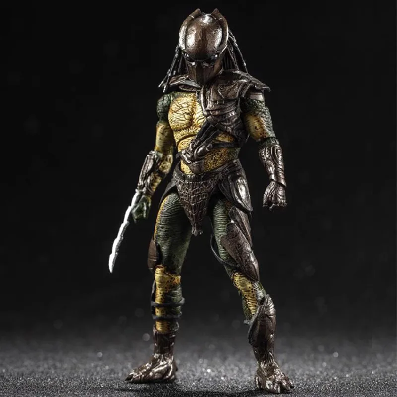 

В наличии 100% оригинальный HIYA Schwarzenegger Predator 1/18 Коллекционная модель персонажа из фильма, произведение искусства, версия Q