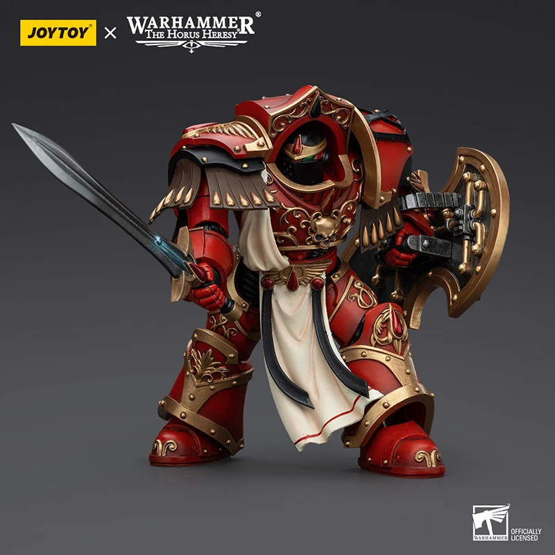 JOYTOY Warhammer The Horus Heresy figuras de acción militares escala 1/18 Ángeles de sangre Paladins carmesí modelos de escuadrón chico juguete para regalo