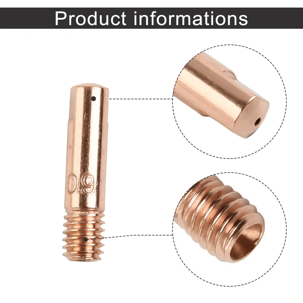 Gasless Flux Nozzle Tip 030/0.8 Mm Tip 035 /0.9mm Tip FC90 MIG Accessories Nozzle Contact Tips Torch Welding Accessories