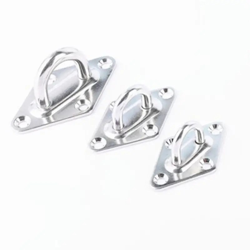 Shade Sail Fixing Accessories 44 Pcs Sun Shade Sail Hardware Kit 6 Inch For Rectangle& Triangle Installation