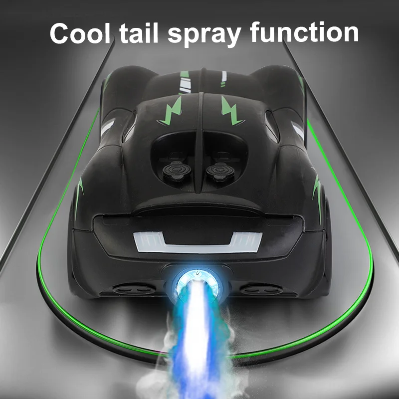 سيارة سباق رذاذ مزدوجة التحكم عن بعد (2.4 جيجا قابلة لإعادة الشحن) مناسبة لسيارات الألعاب الكهربائية عالية السرعة لجميع الأعمار