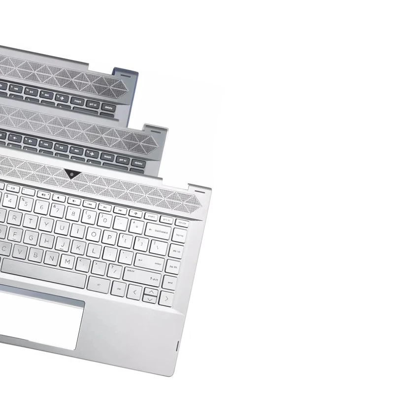 

Оригинальная новая клавиатура для X360 14-CD TPN-W131, верхняя крышка для упора для рук, верхняя крышка, сменная клавиатура с подсветкой, черный, серебристый цвет