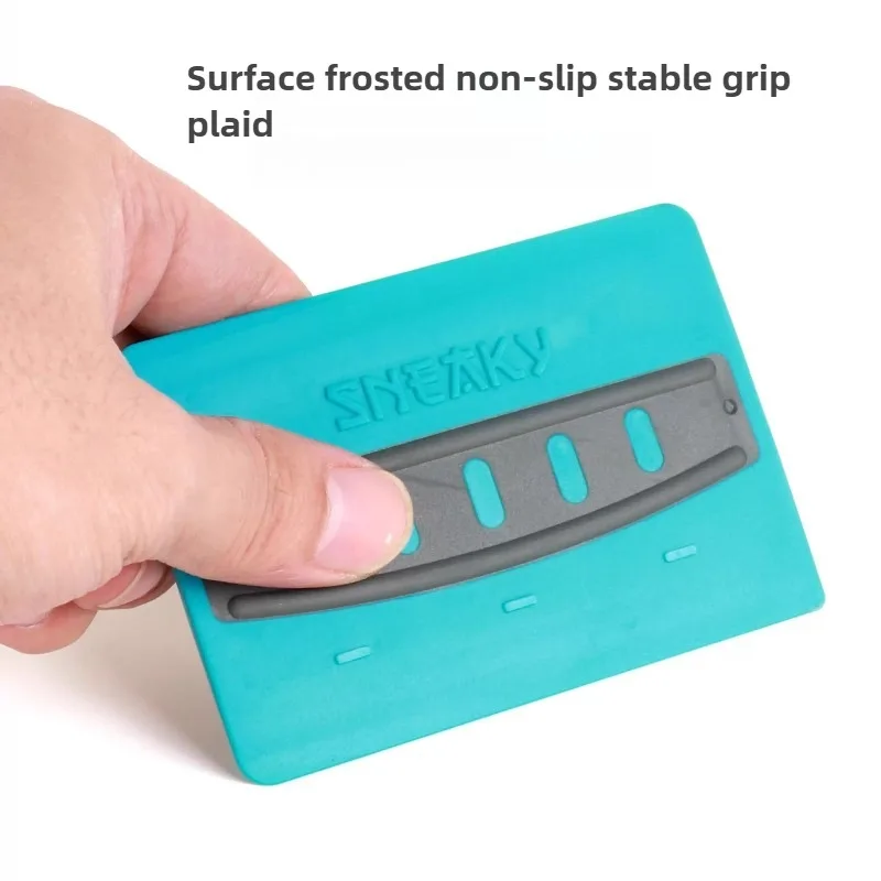 ALIWRAP Niebieska Skrobka do Folii Samochodowej, Narzędzie do Oklejania Aut, Folia do Przyciemniania Szyb, Ultracienka Skrobka, Skrobka do Folii PPF, Środek do Usuwania Pęcherzyków i Wody pod Folią