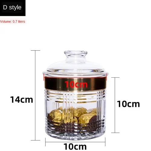 Sealed Mason Jars Food Grade Plastic Acrylic Candy Jar Kitchen Spices Grain Multigrain Dried Fruit Snack Storage Box