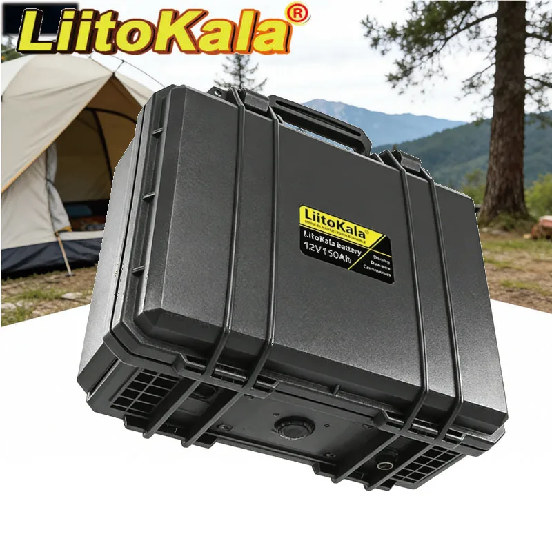 LiitoKala Lifepo4 Battery Pack 12.8V 150Ah Deep 4000Cycle Lithium Iron Phosphate for Boat Motor Inverter EU/US Tax Free