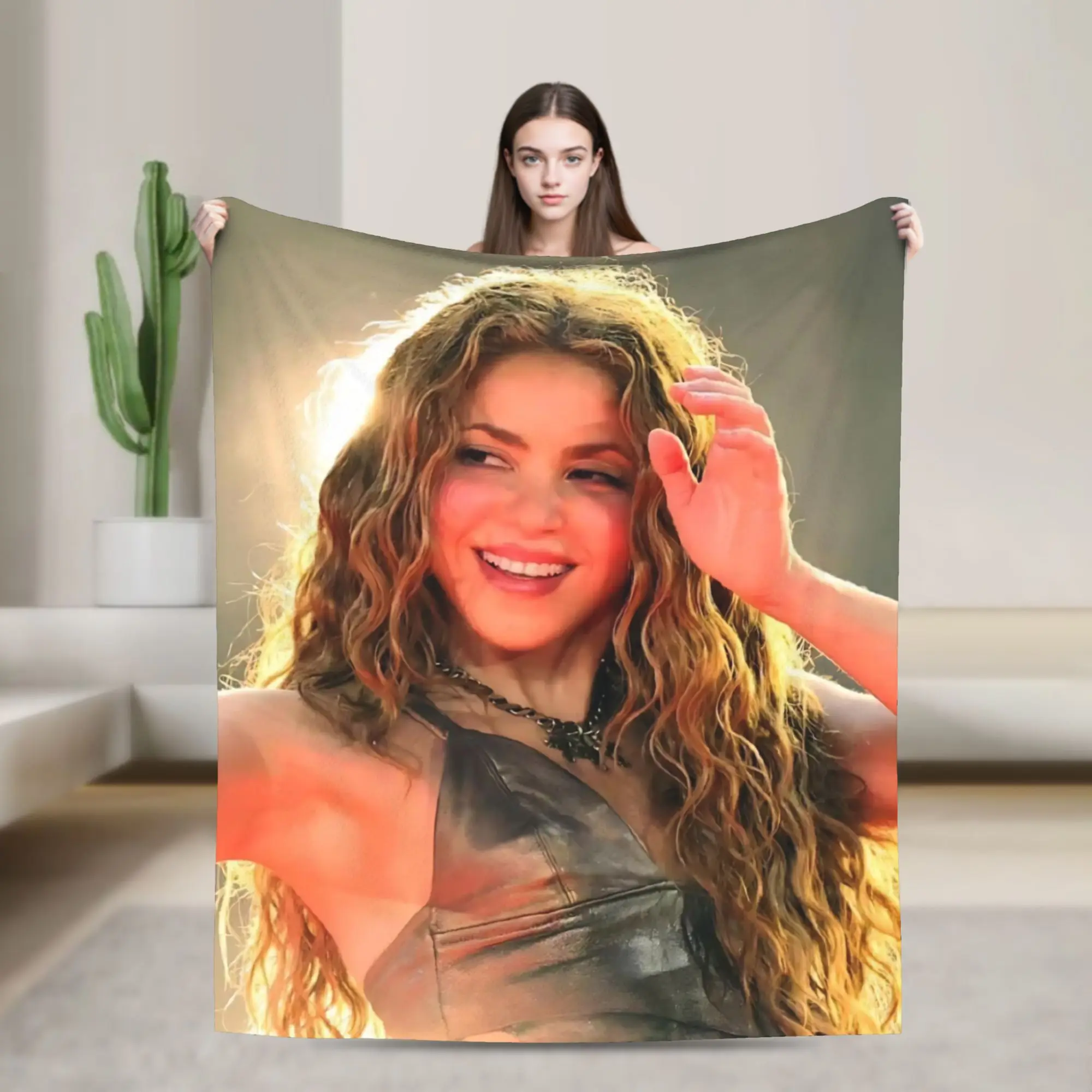 Shakira Singer Accessories Blanket Ultra Soft  Throw Blankets for Couch 50x60 Inches Multiple Sizes Bedding Throws