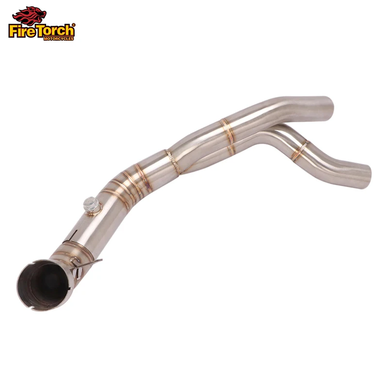 Slip For Yamaha YZF R1 2007 2008 Motorcycle Exhaust Escape Moto Modify Middle Tube Middle Link Pipe Connect Original Muffler