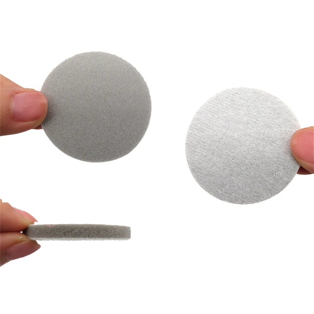 2" Inch 50MM Wet And Dry Flocked Disc Water Aand White Sand Abrasives Self-Adhesive Sponge Sanding Disc 300-3000 Grit for RIKEN